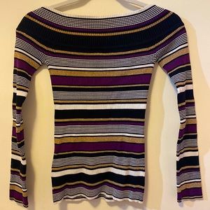 INC fitted boatneck sweater